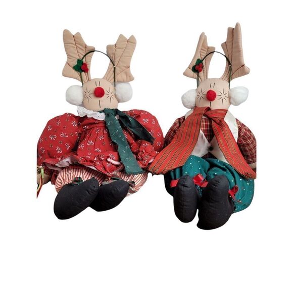 2 Christmas Reindeers A5 - Picture 3 of 4